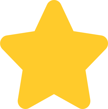 Yellow star on a black background.